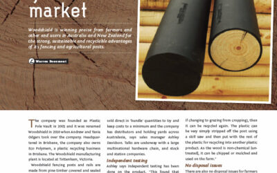 Sustainable, recyclable fence posts gain a wide market