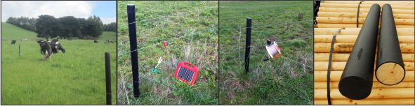 Woodshield post electric fence